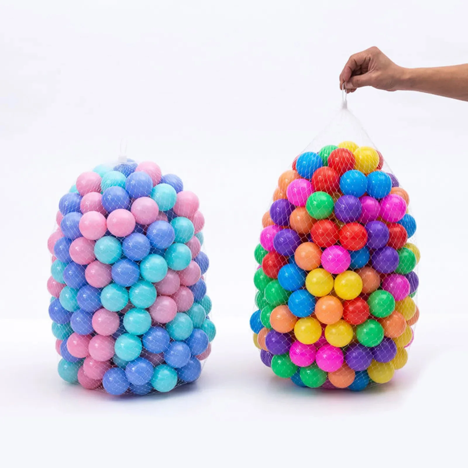 

5.5cm 50/100pcs Stress Air colorful Ball Food grade ocean Eco-Friendly baby color non-toxic tasteless children indoor outdoor to