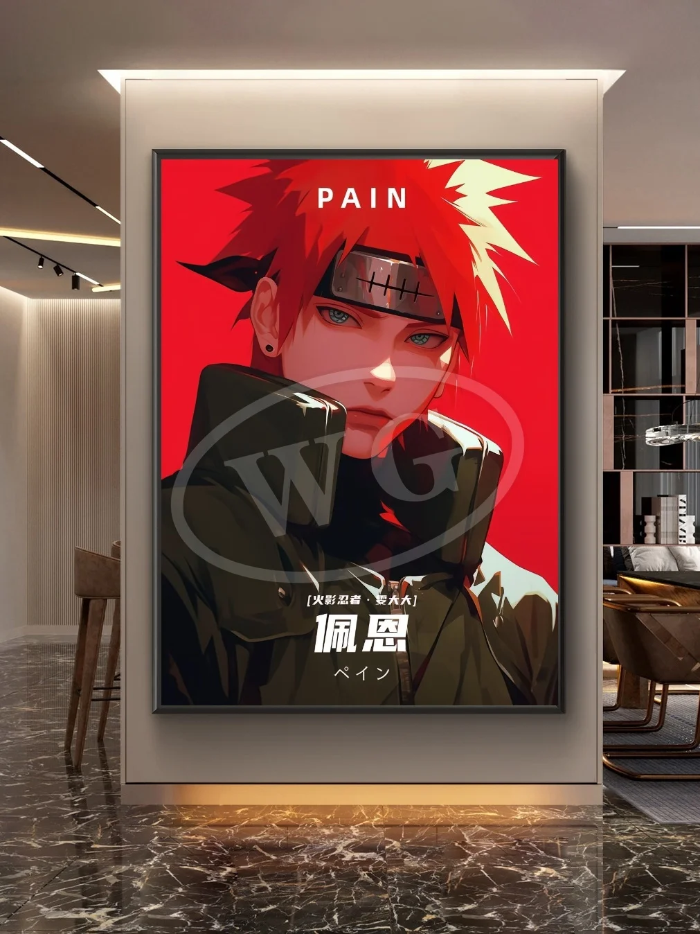 Naruto HD Anime Character Canvas Art for Modern Home Decor Aesthetic Gift