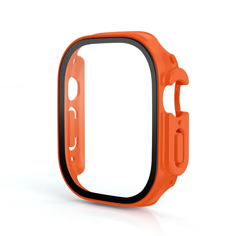 Enhanced Protective Case with Screen Protector for Apple Watch Ultra 49mm – Premium HD Tempered Glass and Durable Bumper Shell Accessories