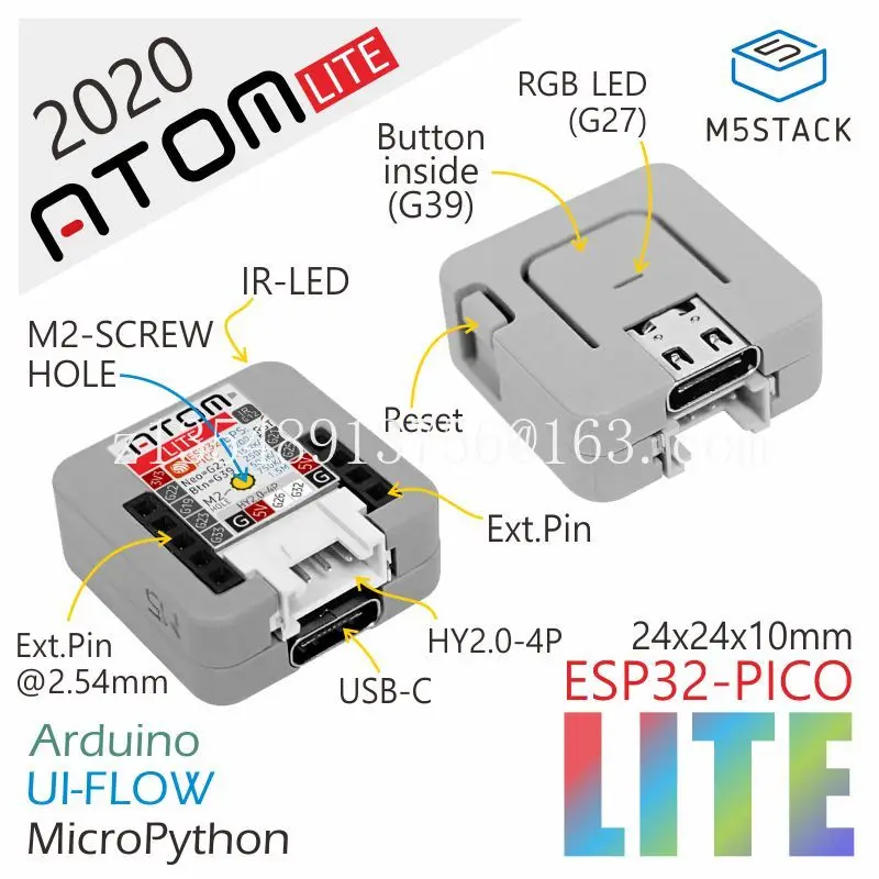 Official ESP32 embedded intelligent hardware development board with 3D antenna and Wi Fi