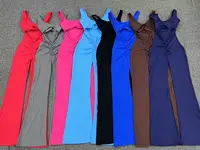 Sexy Hollow Backless Scrunch Gym Flare Jumpsuit Sport Casual Women One Piece Outfits Yoga Dance Jump Suit Black Fitness Overalls - Image 6