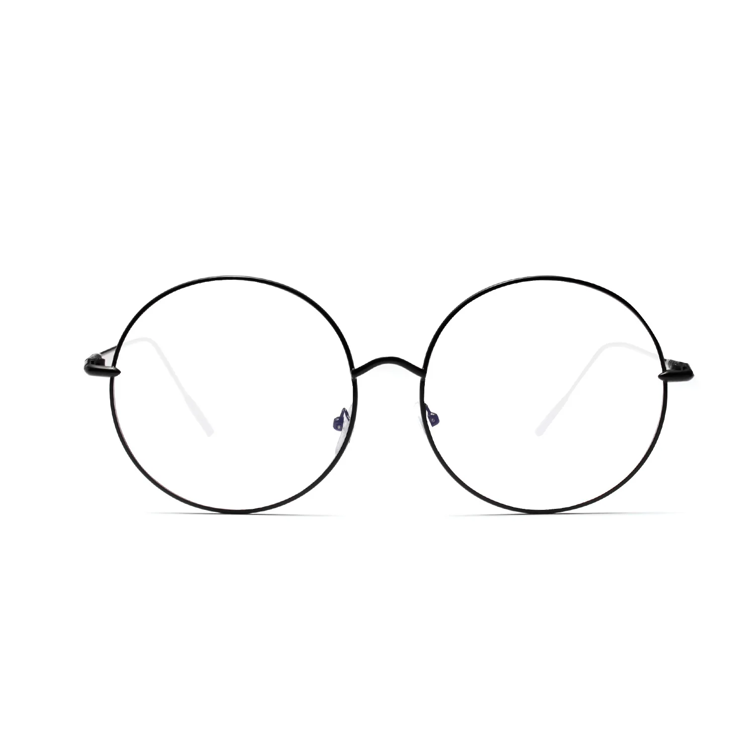 Metal Circular Flat Mirror Thin Frame Glasses eyeglasses frames eyeglass frames square eyeglasses myopia glasses optical glasses