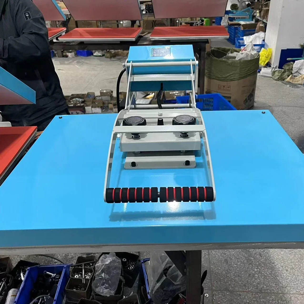 Heat Press Machine Large Format Area 60x80cm, High Pressure Sublimation Machine Platen Size 24* 32 Inch with 2800w Power