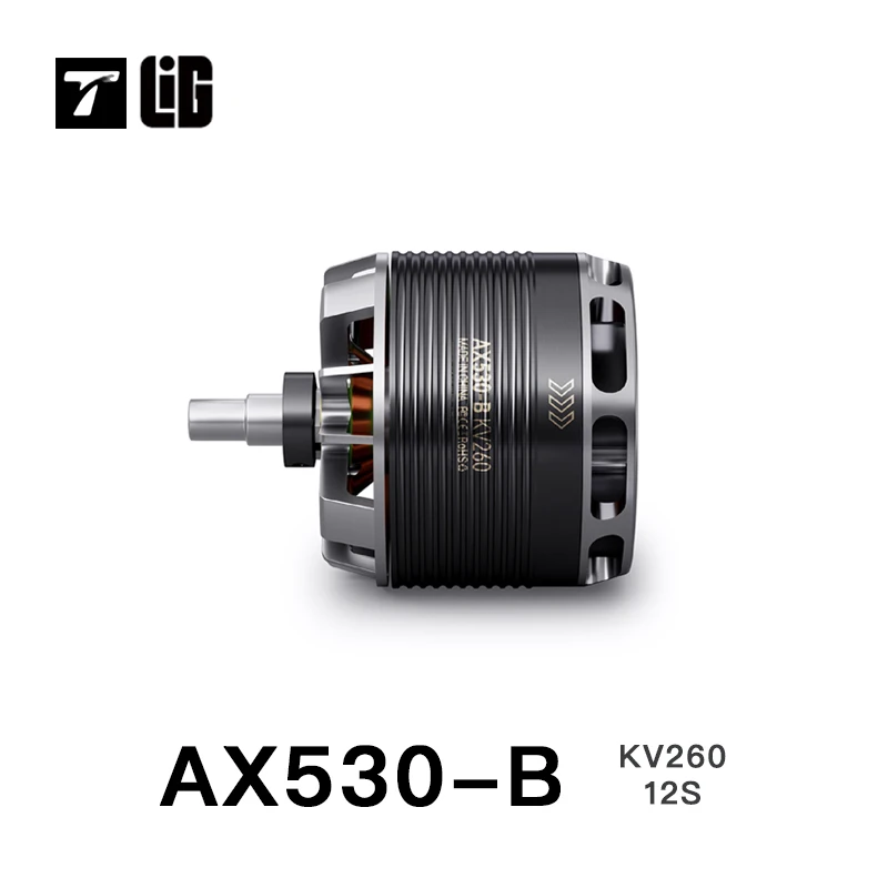 Moteur KV260 pour drone aile fixe, propulsion avion RC, noir
