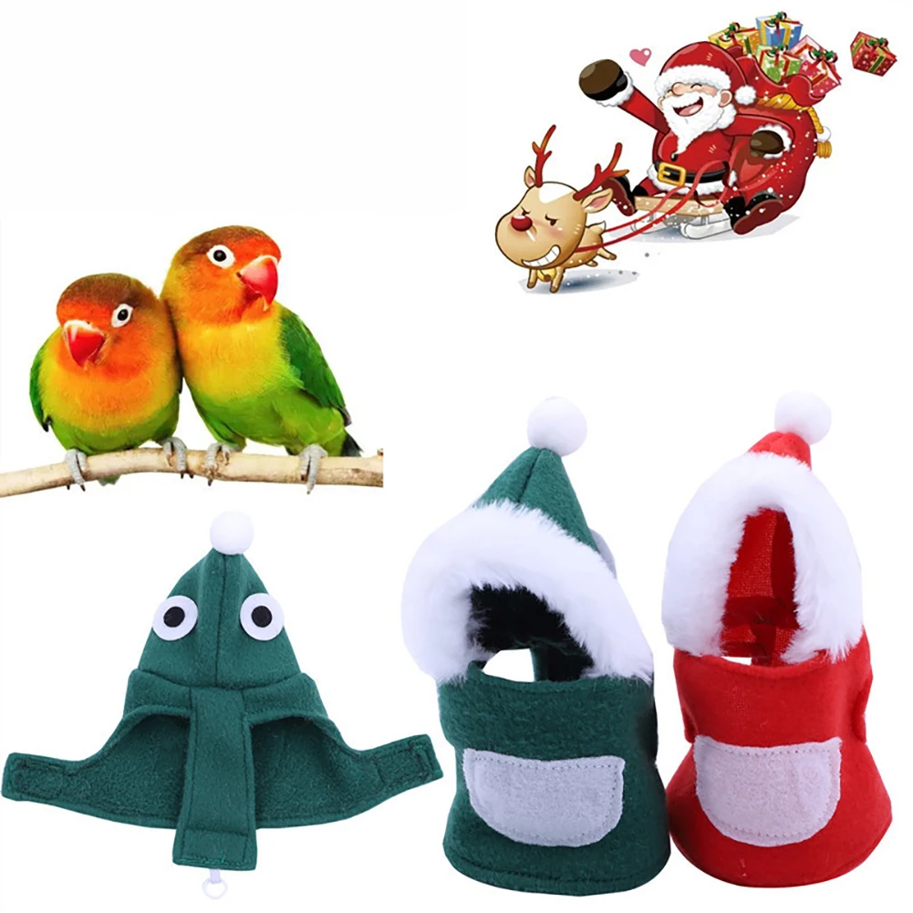 

SWEETHOME PET Bird Clothes Parrot Christmas Costume Hoodie Small Animals For Pet Shows New Year Parties Birthdays Holidays Wear