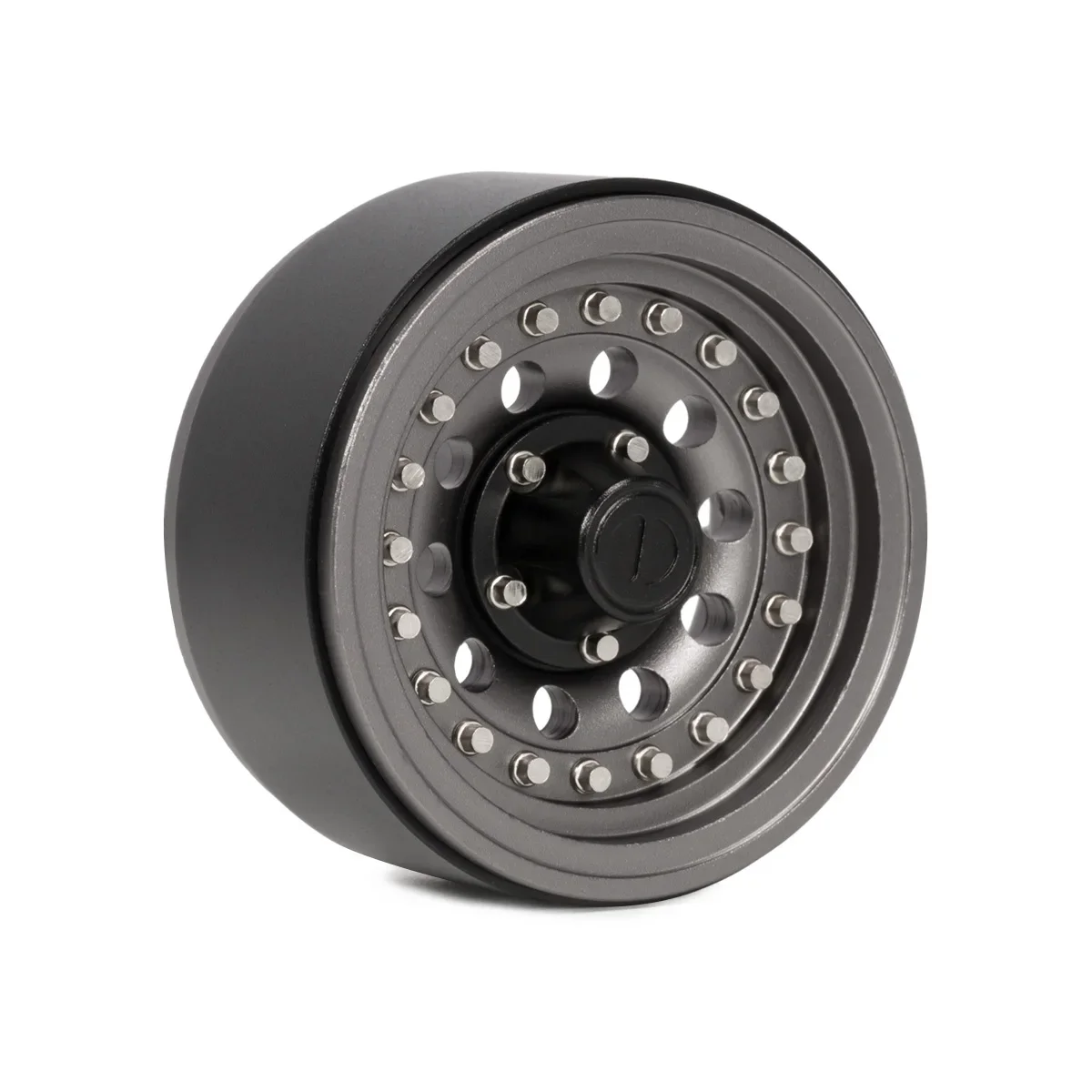 Cerchione del mozzo Ruota Beadlock 1/10 in Metallo 1.9 Compatibile con 1/10 RC Crawler Axial SCX10 III Capra 90046 AXI03007 TRX4 RedCat D90 D110 (Color : 1pcs Golden