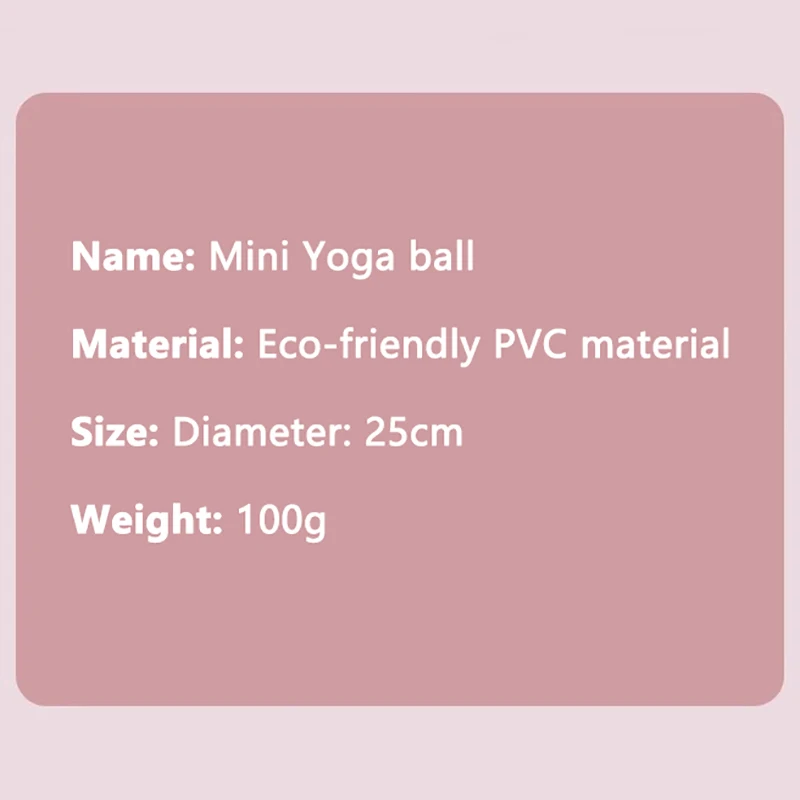 Yoga Pilates Thickened Explosion-proof 25cm Mini Scrub Fitness Sports Balance Ball