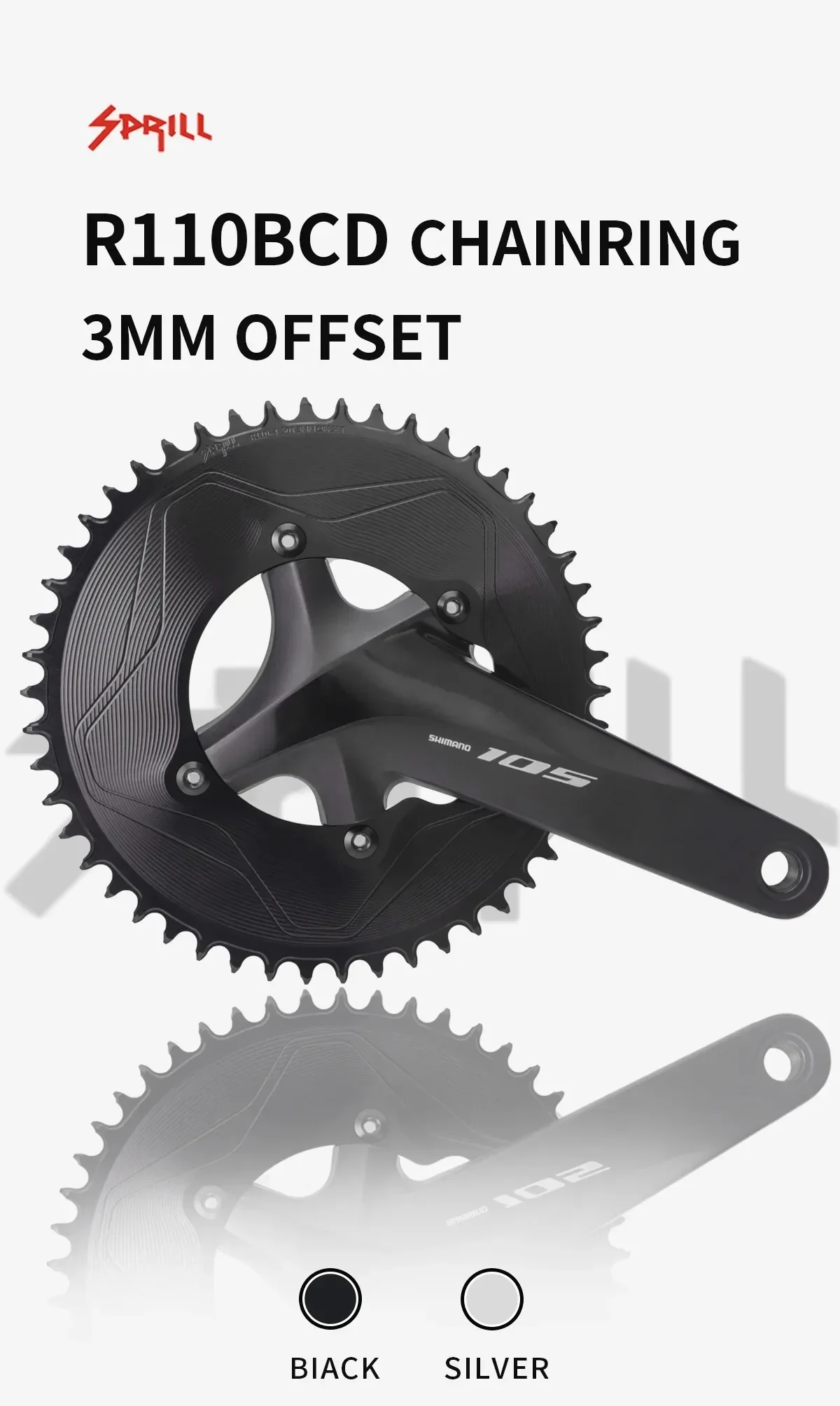 パスクエストチェーンリング,Shimano r7000 ultegra r8000 r9100