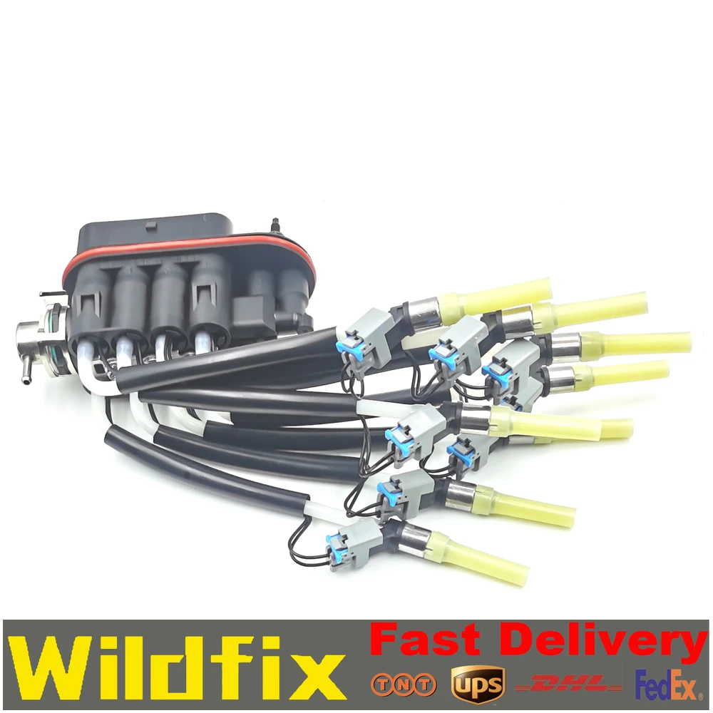 

93441235 2173029 5340347 FJ504 89060440 17114163 8 Cylinder Fuel Spider Injector For Chevy Suburban Savana 5.0L 5.7L V8