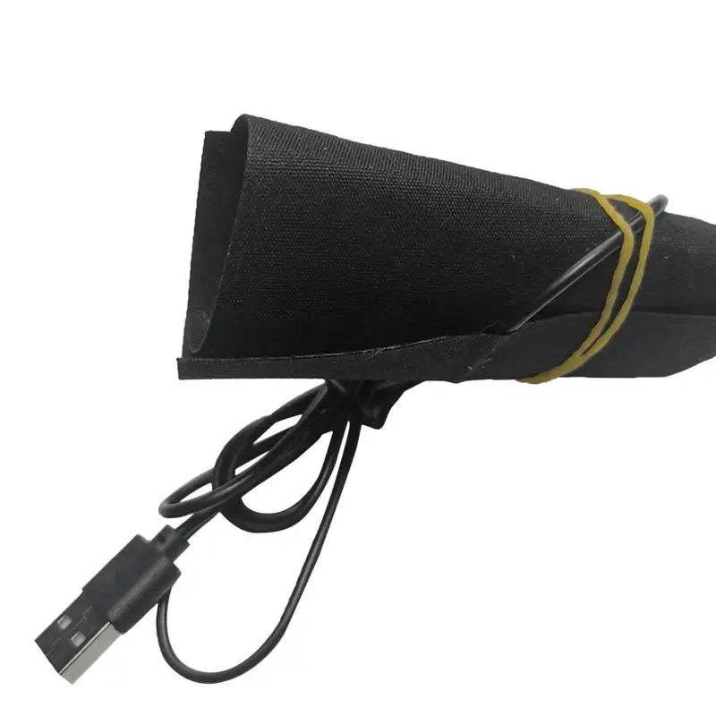 2 in1 Electric USB Gloves Heater Heated Gloves 5V Carbon Fiber Cloth USB Heated Pad heated gloves pad