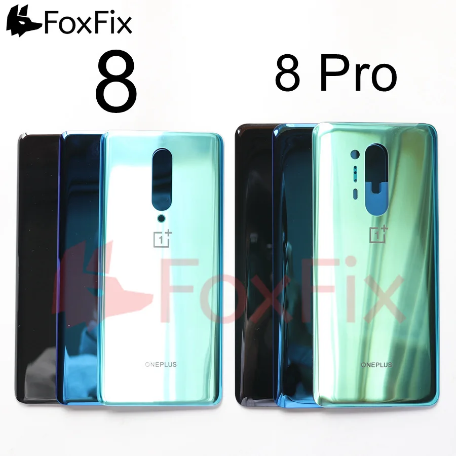 Заднее стекло для Oneplus 8 Pro задняя крышка батарейного отсека задний корпус Чехол