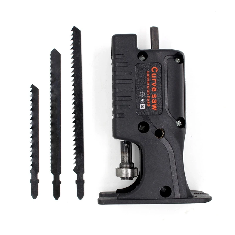 

Durable Electric Drill Converter Reciprocating Adapter Woodworking Cut Tool