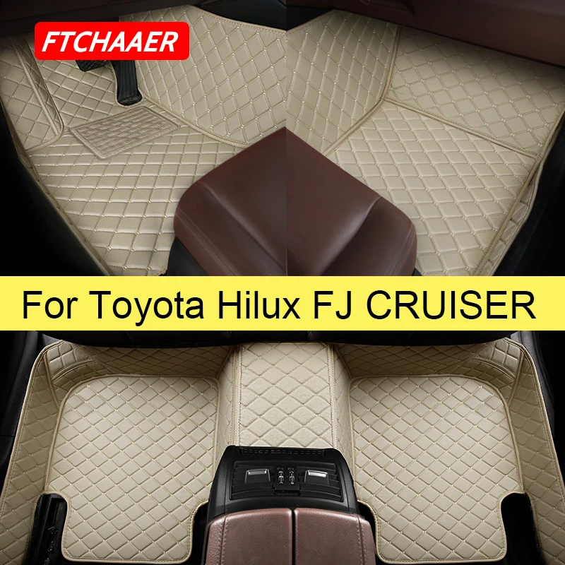 Ftchaaer Car Floor Mats For Toyota Fj Cruiser Hilux Gsj15 Gsj1 Foot