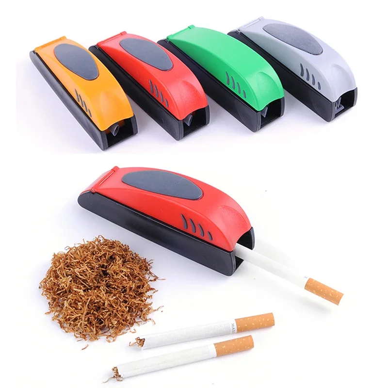 Rodillo de tabaco Manual de un solo tubo, máquina de liar cigarrillos,  fabricante de cigarrillos DIY, accesorios para fumar, 80mm - AliExpress