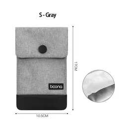 Portable Waterproof Travel Organizer for Electronics and Accessories (A - S - Gray)