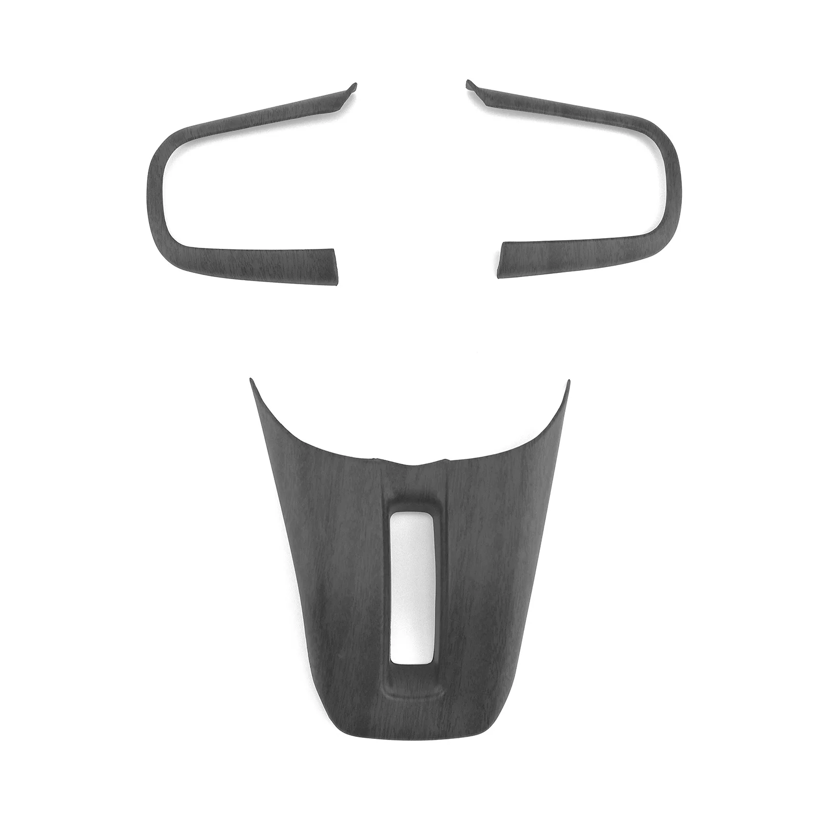 Car Wood Grain Styling Steering Wheel Switch Button Trim Chin Frame Decorative Cover For Genesis GV80 2025 PE Interior Mouldings