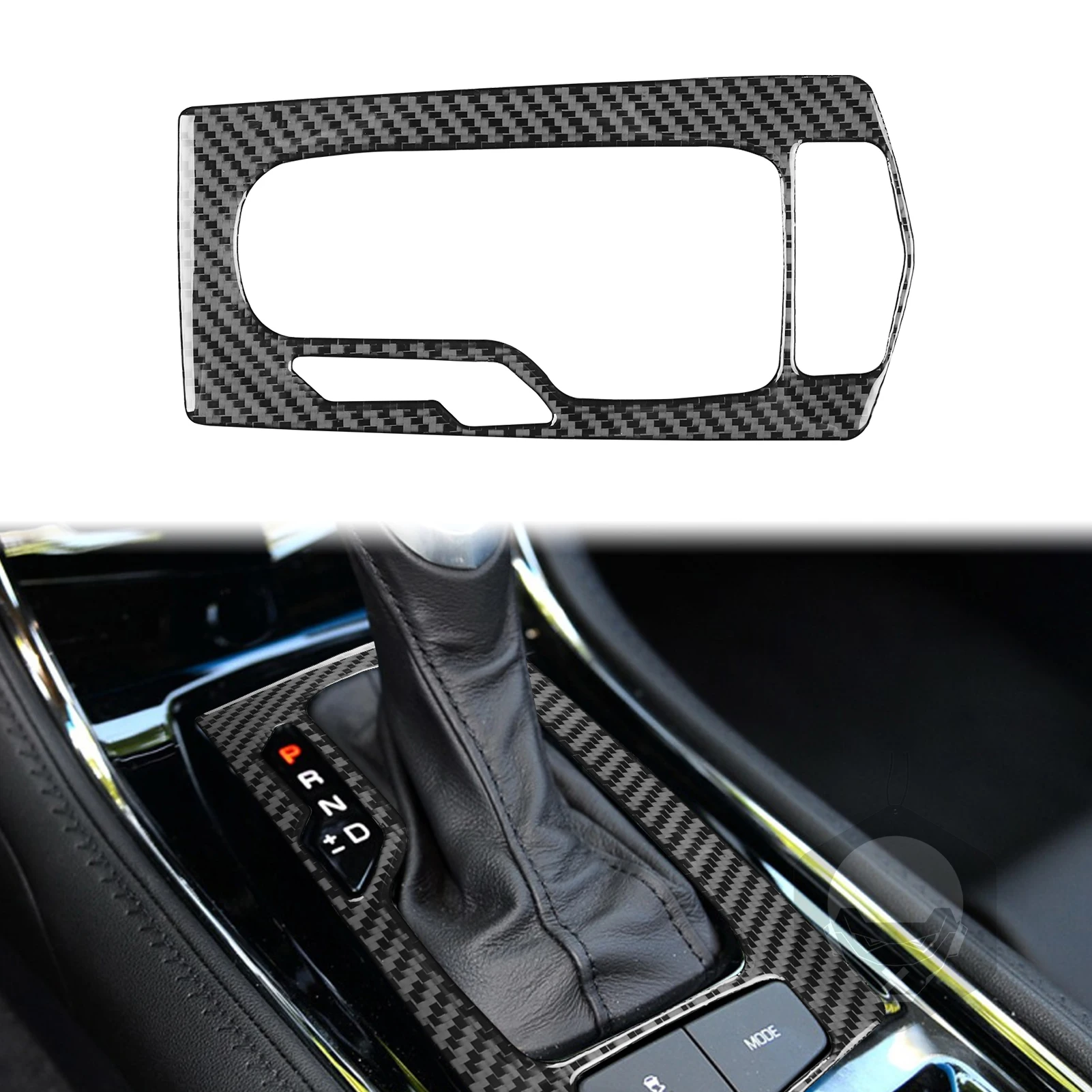 

Gear Shift Panel Decoration Sticker Cover Trim Decal for cadillac ATS 2014 2015 2016 2017 2018 2019 Car Accessories Carbon Fiber