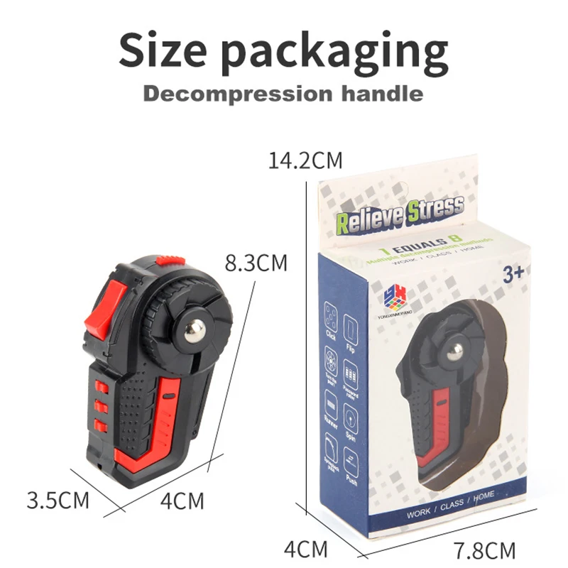 Fidget Anti-Stress Relief Magic Cube Decompression Toys Autism ADHD Children Toy Anxiety Relieve Fingertip Toys Kids Gifts anti stress toys,fidget toys,magic puzzle cube,puzzle toys,puzzle cube,mini fingertip toy