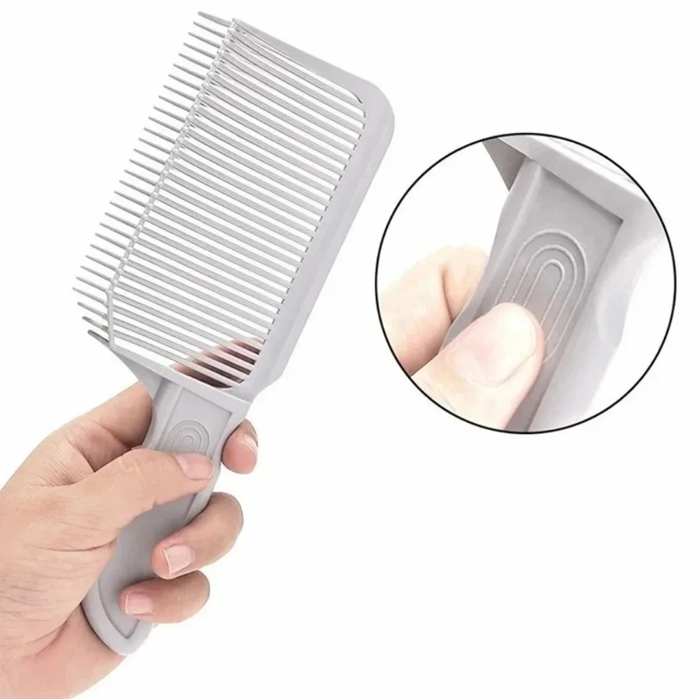 Fading Comb Professional Barber Clipper Blending Flat Top Hair Cutting Comb for Men Heat Resistant Fade Brush Salon Styling Tool