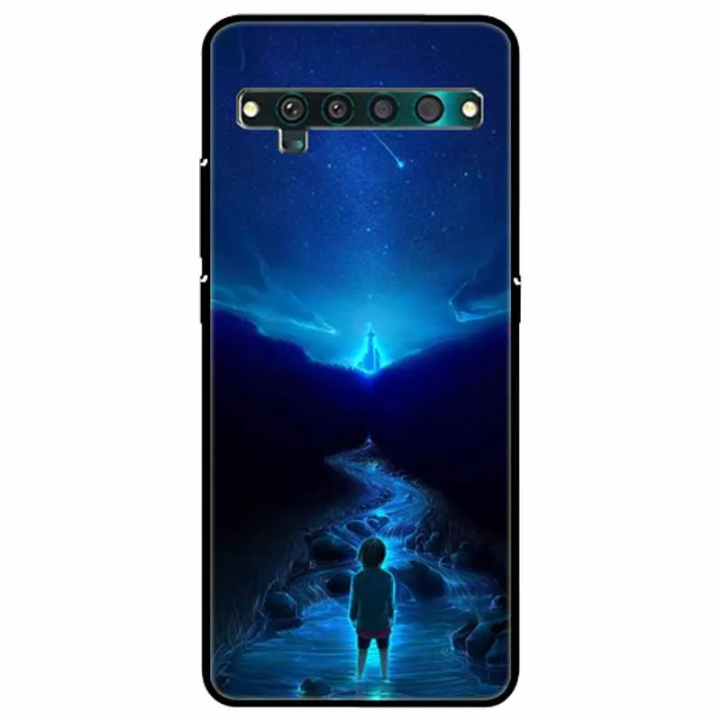 Silicone Soft TPU Space Fashion Shockproof Back Cover Case