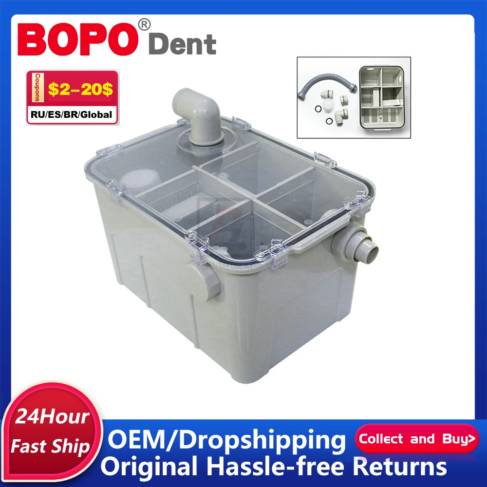 

Dental Tools Lab Gypsum Filter Stone Plaster Powder Trap Filter Gypsum Sedimentat Tank Laboratorio Box Materials Lab