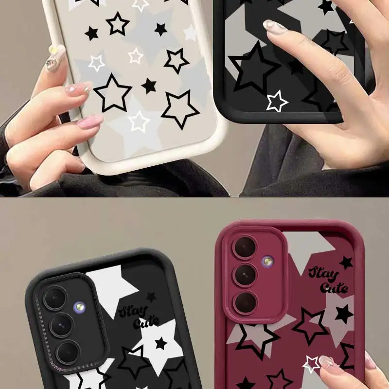 A55 Abstrakte Sterne Himmel Auge Leiter Telefon Fall Für Samsung Galaxy A25 A24 A23 A22 A20 A15 A14 A13 A12 A10 A05 A04 A03 A02 – Detail 13