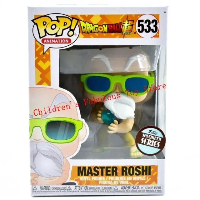 thumbnail image 4 of FUNKO POP - Figura de acción de Dragon Ball Z Master Roshi n.º 533, modelo coleccionable, juguetes para niños, regalo, 4 of 5