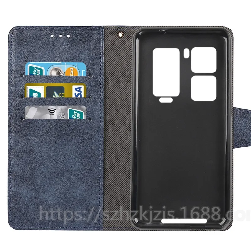 Retro Leather Back Case Cover with Metal Buckle