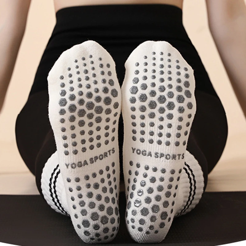 Calcetines de Yoga de vendaje de alta calidad para mujer, medias