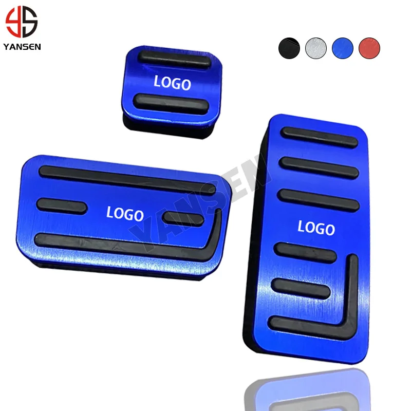 

For Honda Fit 2021 2022 3pcs Car Brake Gas Electronic Accelerator Foot Pedal Pad Protector Cover Auto Interior Accessories