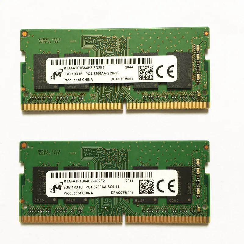 Micron DDR4 8GB 3200 MTA4ATF1G64HZ-3G2E2 8GB 1RX16 PC4-3200AA-SC0-11 ...