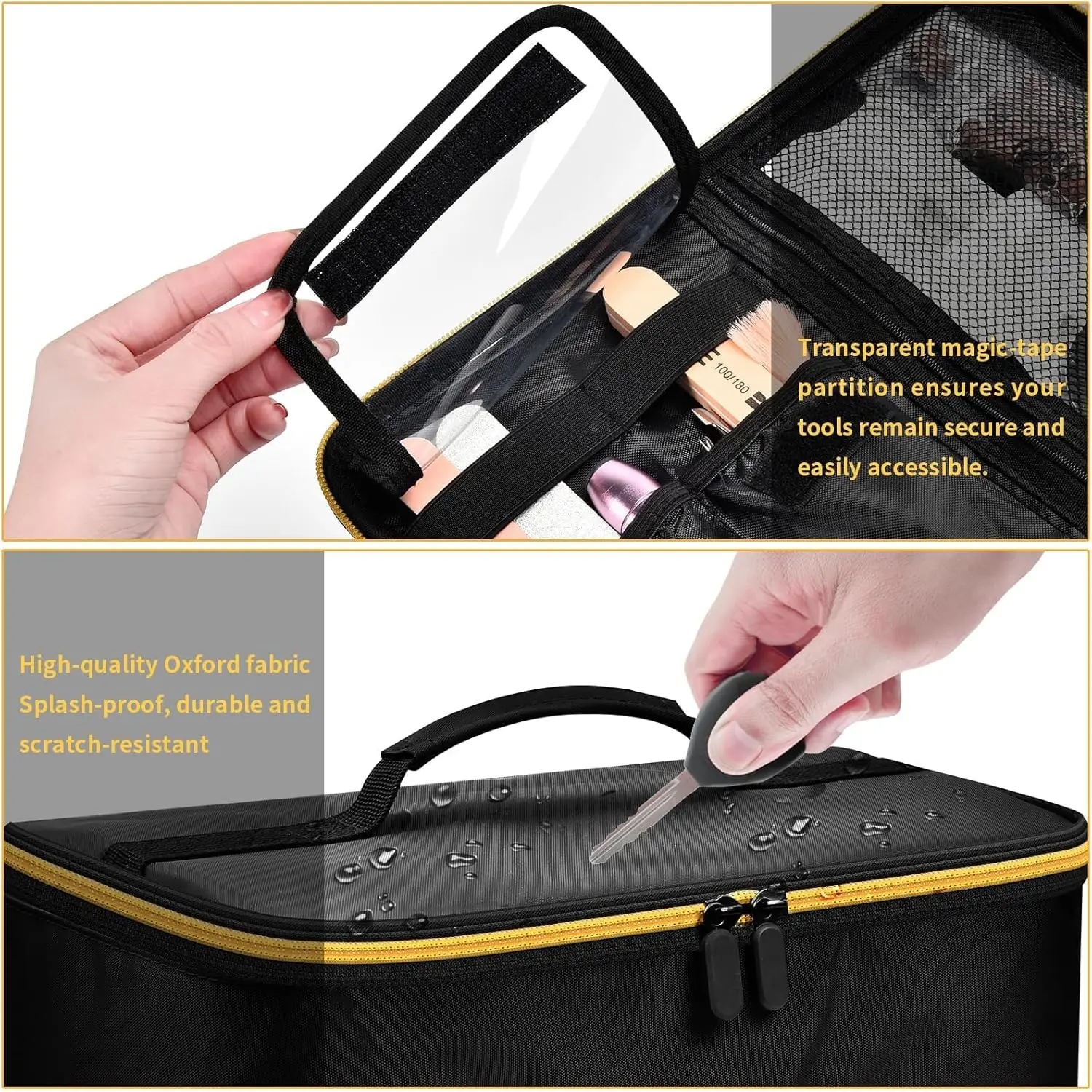 Nagellack-Organizer Für 42 Flaschen (15 Ml) – Doppellagig Mit Verstellbaren Trennwänden | Für Nagellampe, Gel & Werkzeuge | Lila