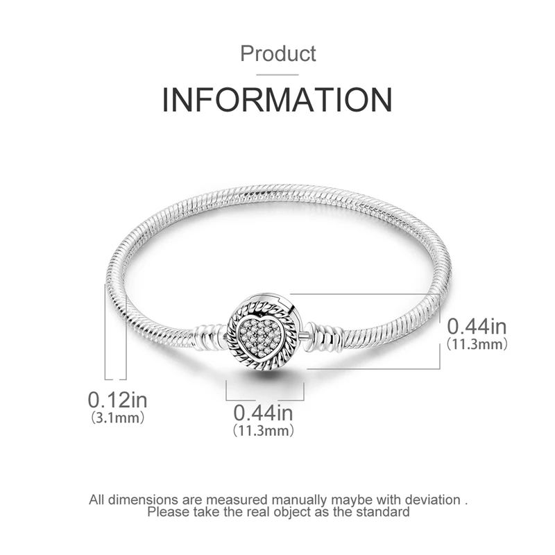 S925 الفضة مطلي عظم الثعبان نمط و مطعمة على شكل قل...