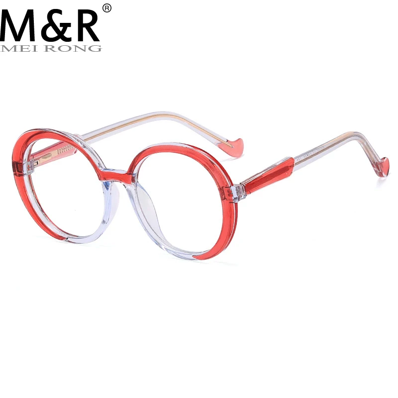 

2023 New Round Anti-blue Light Women's Glasses Candy Color Optical Frame Men's Retro Anti-blue Light Glasses