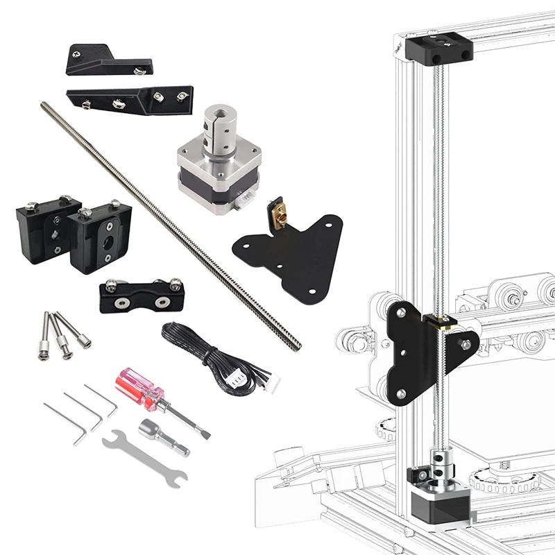 Ender-3/Ender-3 Ender3-V2 3D プリンタ部品用リードスクリュー