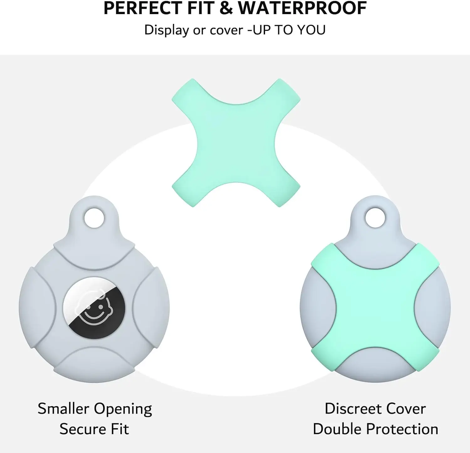 Children's AirTag Necklace with Secure Keychain Holder - Hidden GPS Tracker