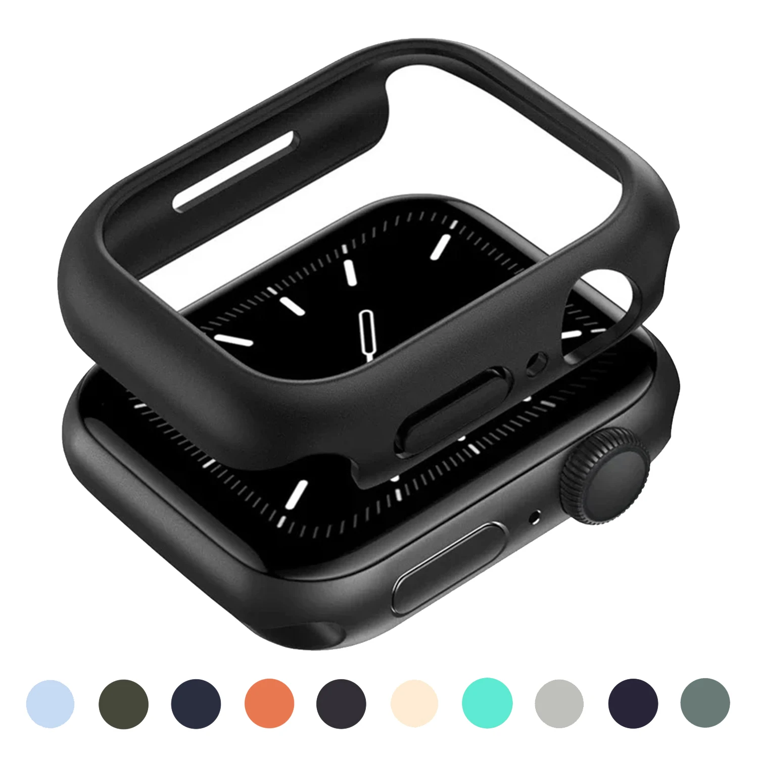 Durable PC Bumper Case for Apple Watch - Protective Cover in Sleek Design
