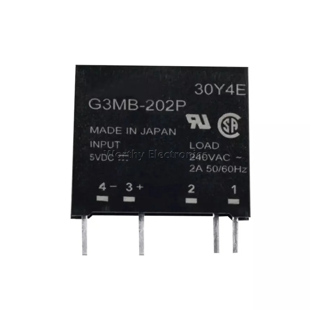 

Бесплатная доставка 10 шт./лот 5VDC 2A 4PIN реле G3MB-202P-DC5V