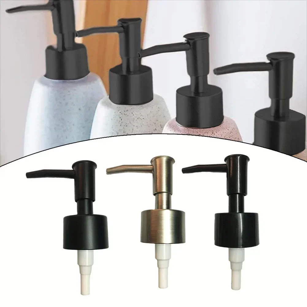 1set Soap Pump Liquid Pump Head Lotion Dispenser Head 28 Thread Bathroom Spray Head Shower Gel Press Head 4