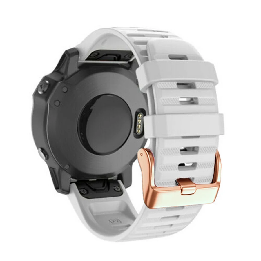 26/20/22mm Silicone Quick Release Watch Strap for Garmin Fenix 5 5S 6 6S pro 935 3 HR MK1 Watch Easyfit Wrist Band Strap Watch 