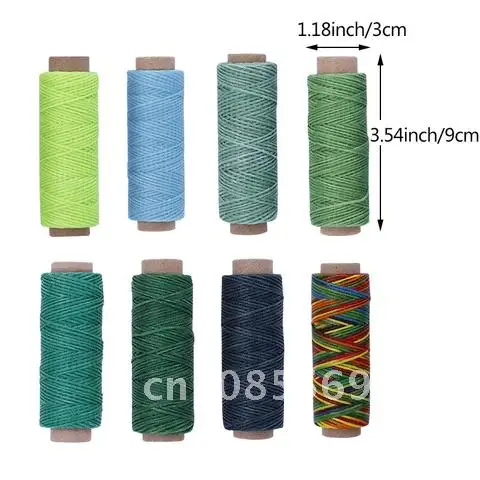 

150D MIUSIE 50m Sewing Thread Wax Line DIY Handmade Wear-Proof Leather Needlework Fiber Yarn Tool Hand Sewing Accessories
