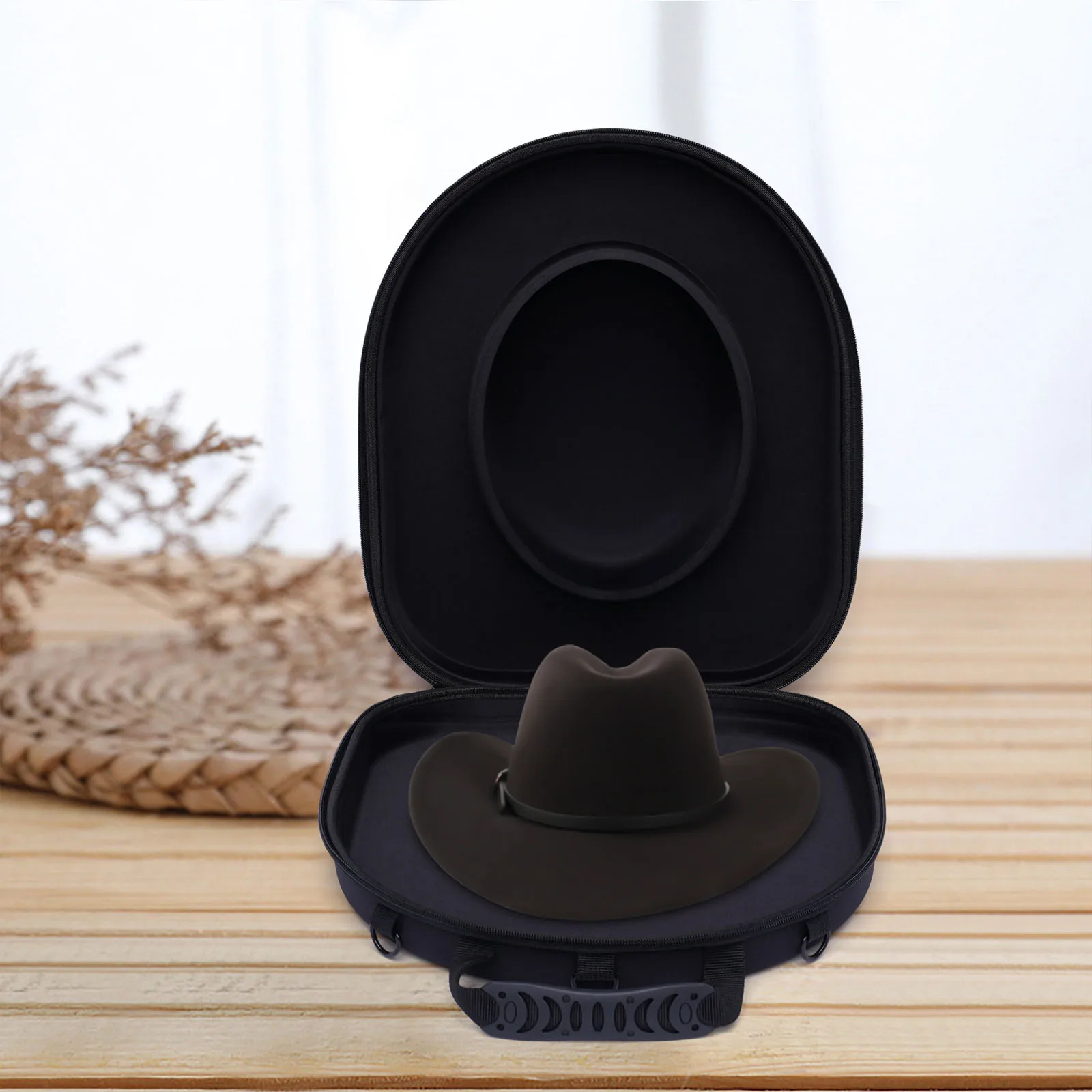Universal Cowboy Hat Storage Box Travel Baseball/Bowler Bag Hat Carrier Case New Universal Cowboy Hat Storage