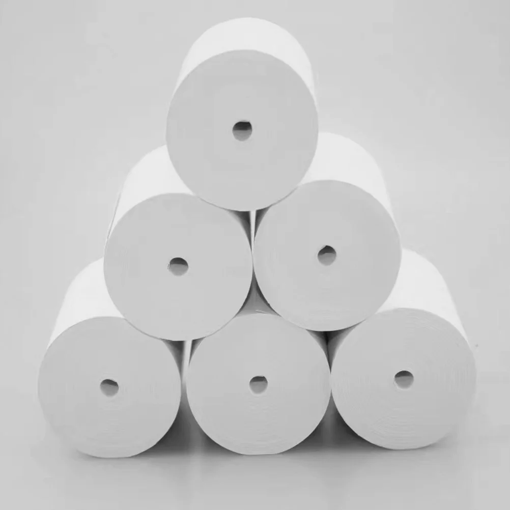 Rouleaux de papier thermique pour machines à cartes de crédit, papiers lisses, 40 rouleaux