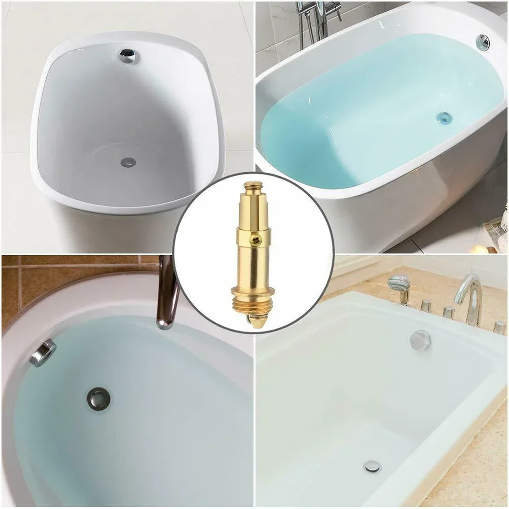 Basin Sink Pop Up Waste Drain Stopper Bathroom Lavatory Brass Bolt Spring Waterlet Vanity Sink Waste Drainer Faucet Accessories