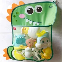 Baby Shower Toy Cute Duck Frog Net Toy Storage Bag Strong Suction Cup Baby Shower Game Bag Bathroom Organizer Water Toy 1