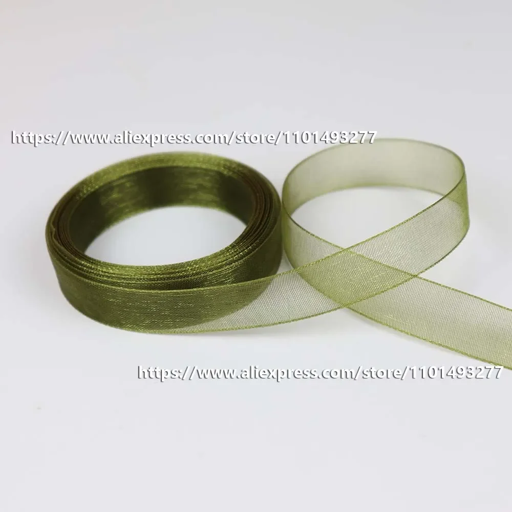5 Yards Organza Ribbon for Gift Wrapping and Crafting