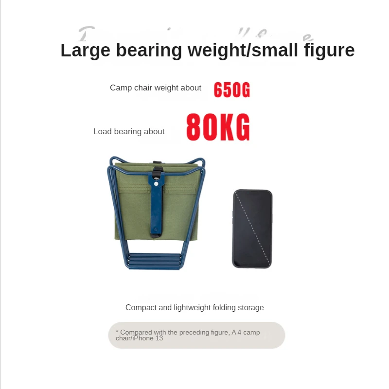Outdoor Camping Foldable Chair 600D Oxford Cloth Aluminum Alloy Quick Folding Easy Storage A4 Pocket Camp Fishing Chair