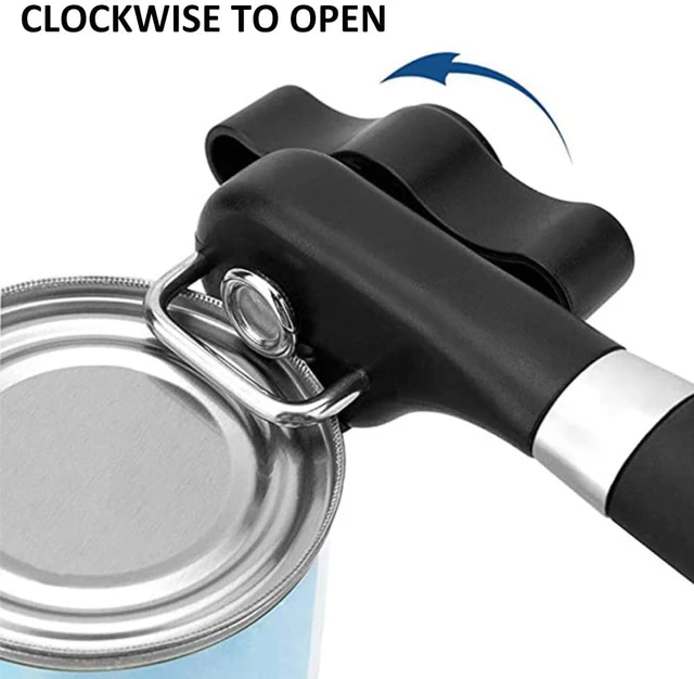 Can Opener Safe Cut Stainless Steel Ergonomic Can Opener, Manual Smooth  Edge Stainless Steel Can Opener Perfect For Home Chefs - AliExpress