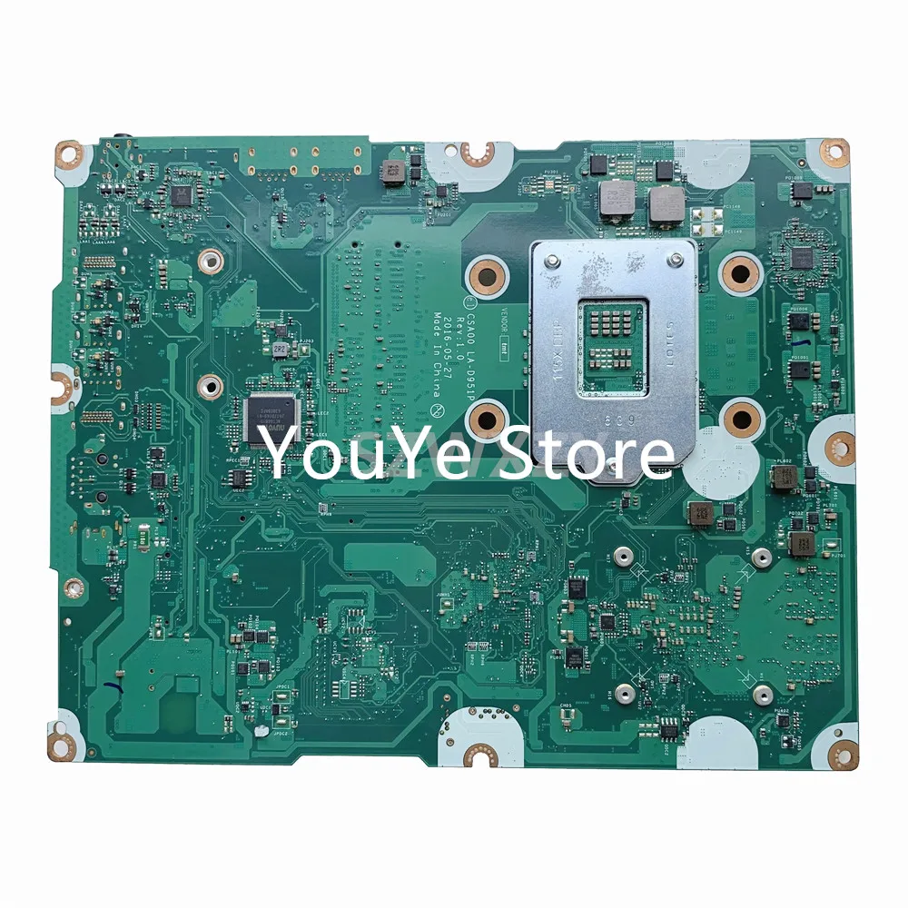 motherboard pc Original For Lenovo Ideacentre 510-23ISH All-in-One Motherboard LA-D951P 00UW378 940MX 2G H110 DDR4 LGA1151 100% Tested the most powerful motherboard