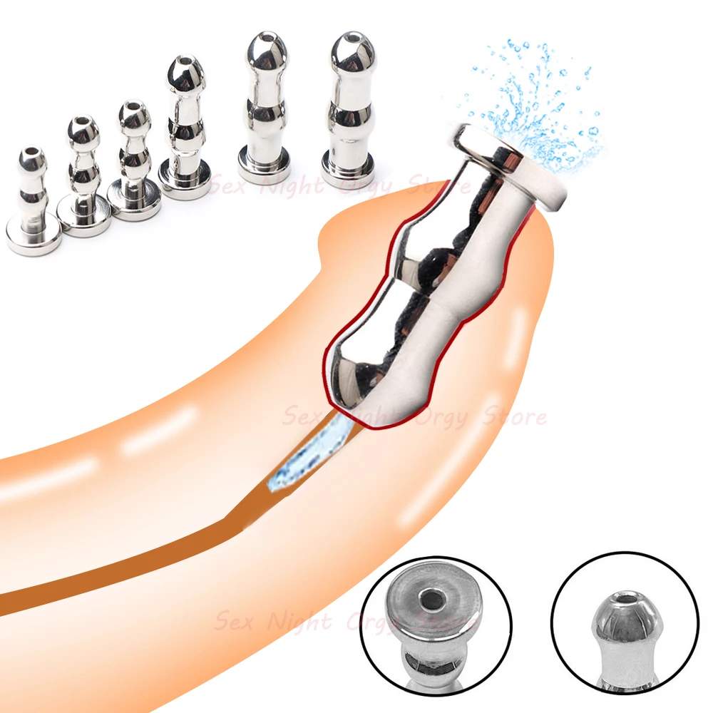 Penis Sex Toys 28 Kinds Stainless Steel Hollow Out Urethral Plug Urethra Dilator Horse Eye Stick Stimulation Chastity for Men penis sex toys